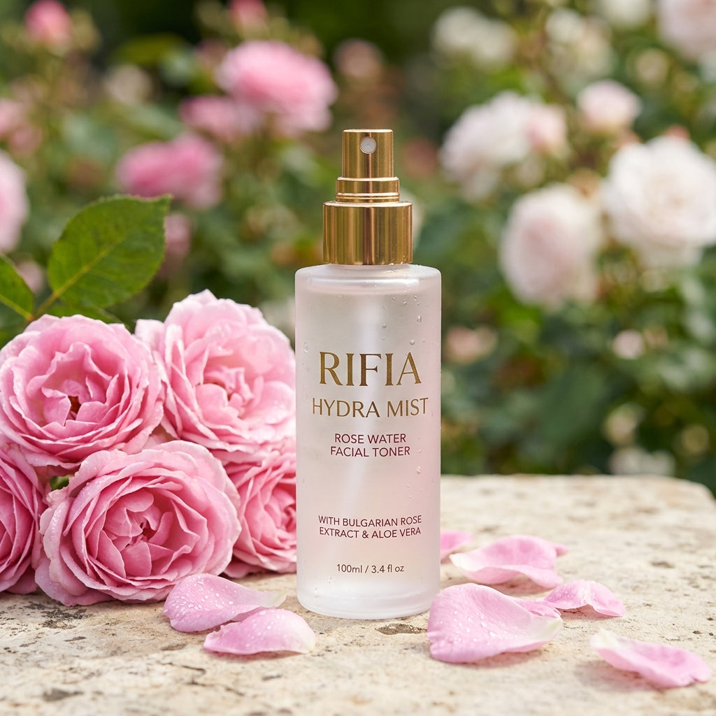 Rifia Hydra Mist – Rose Water Facial Toner